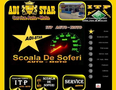 Bannerul siteului http://www.adi-star.ro/
